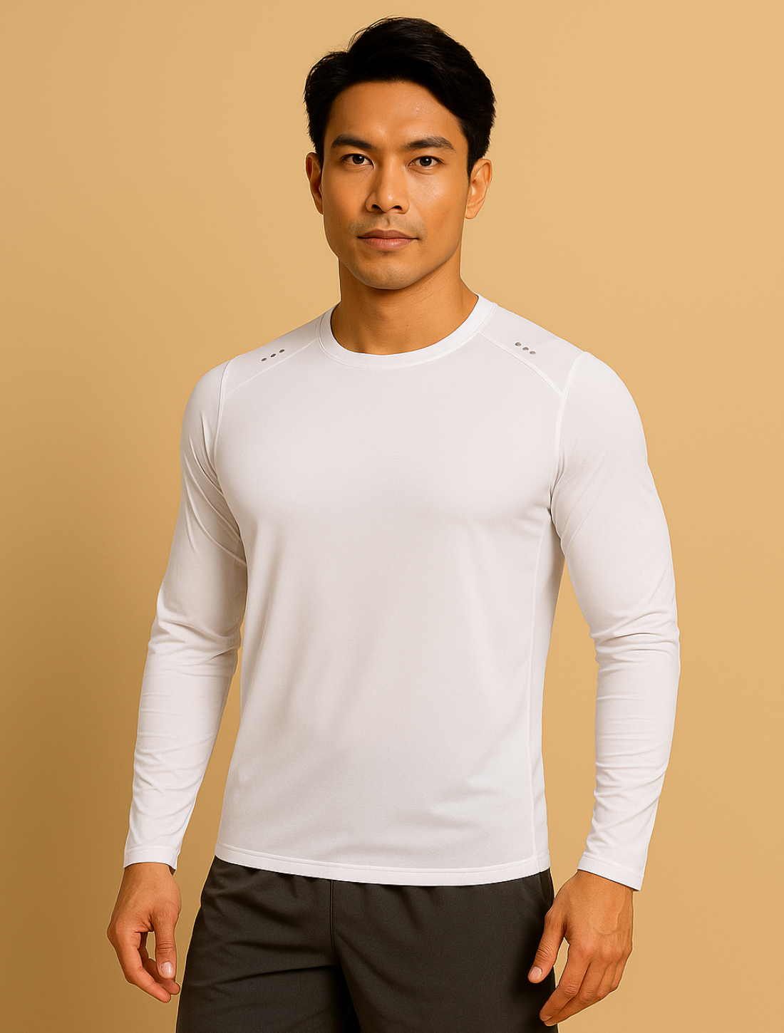 Camiseta Masculina Manga Longa UV Mesh