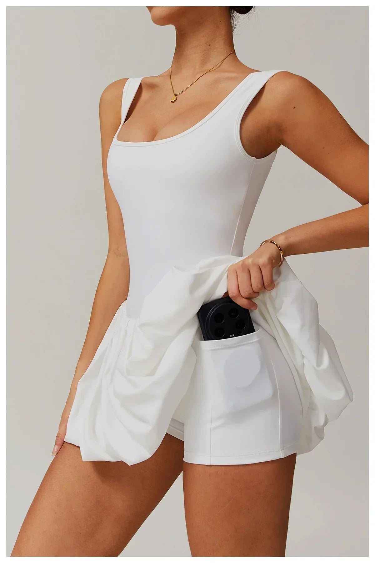 July Flounce Tennis Romper